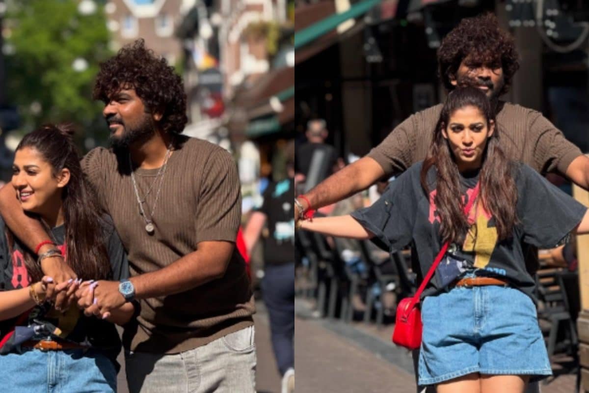 Nayanthara Smiles As Vignesh Shivan Holds Her Close, Couple Strikes Titanic Pose On Vacay