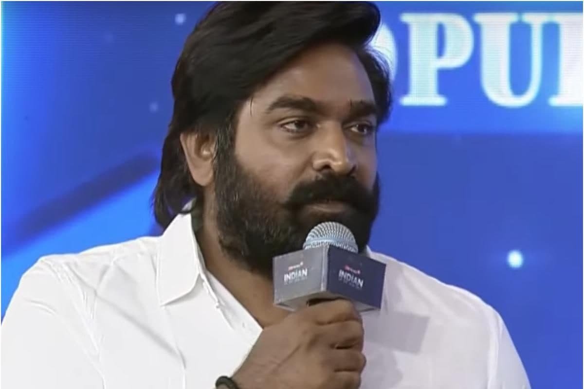 Vijay Sethupathi Wins Entertainer Of The Year (Popular Choice) At CNN-News18 Indian Of The Year 2024