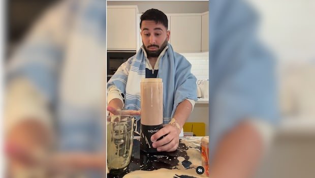 How Orry Makes His Fluffy Iced Coffee With A 