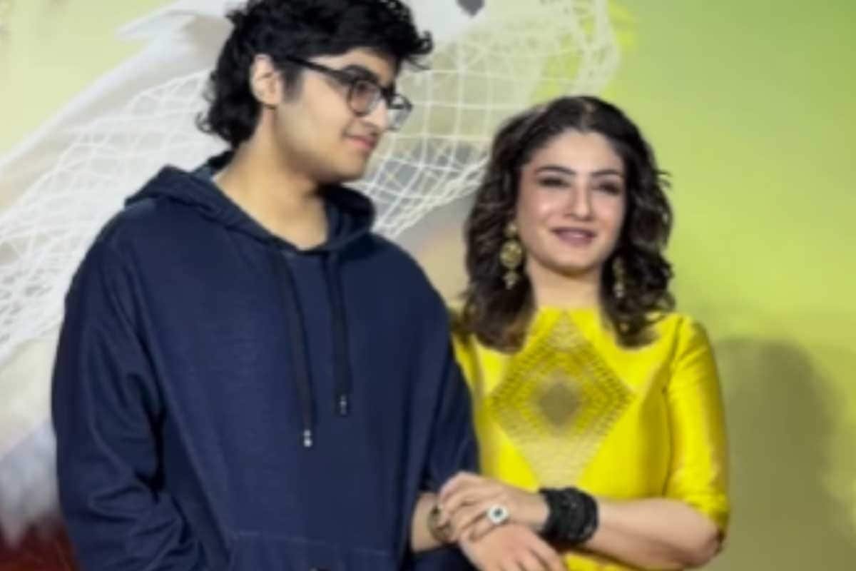 Raveena Tandon’s Plus One At Rasha Thadani’s Azaad Premiere Was Son Ranbirvardhan