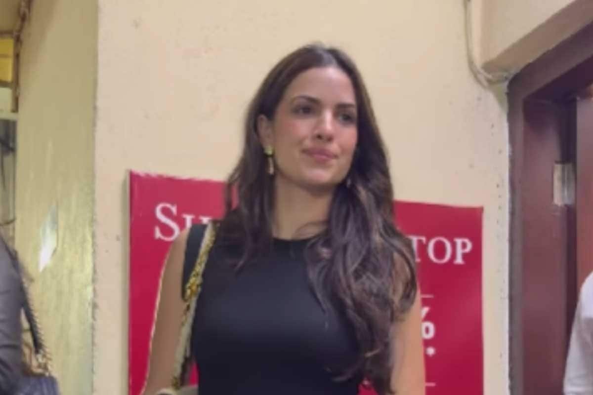 Natasa Stankovic Steps Out For Movie Night In Classic Black Dress