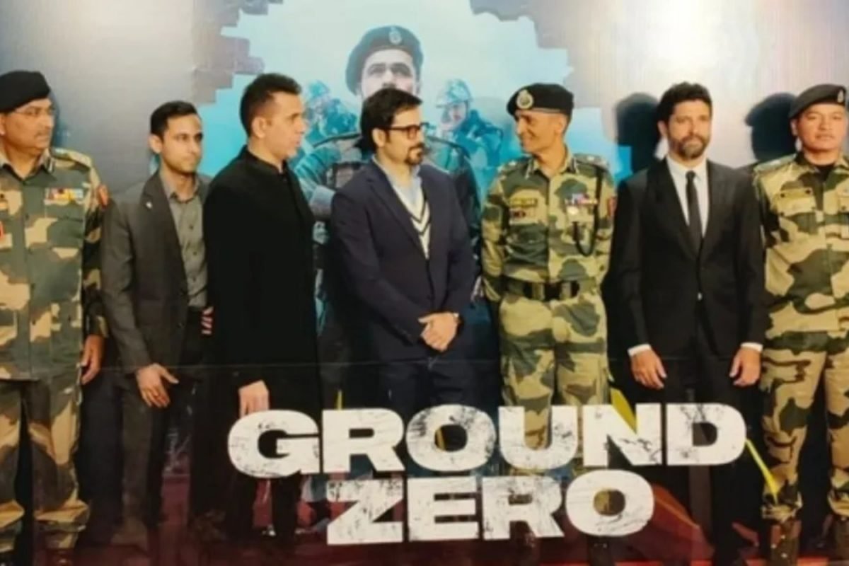 In Pics: Emraan Hashmi’s Ground Zero Special Screening For BSF Jawans Held In Srinagar