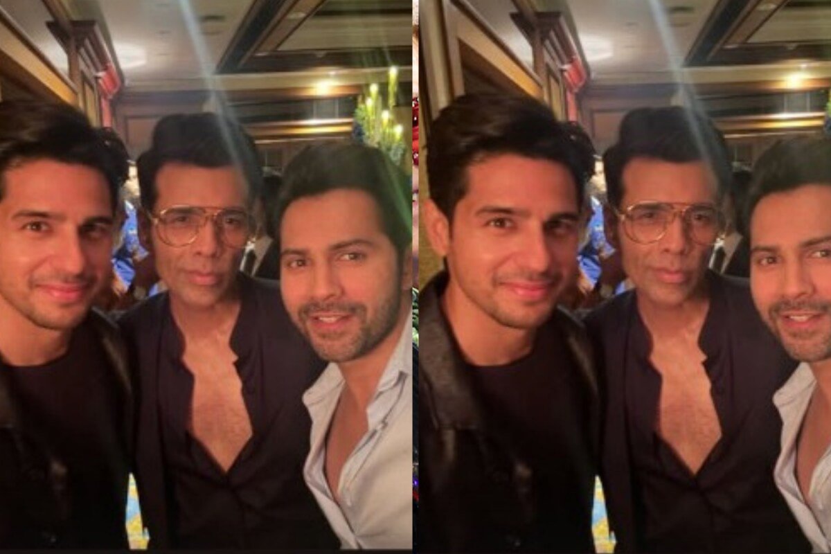 Karan Johar Reunites With His ‘Favourites Forever’ Sidharth Malhotra And Varun Dhawan