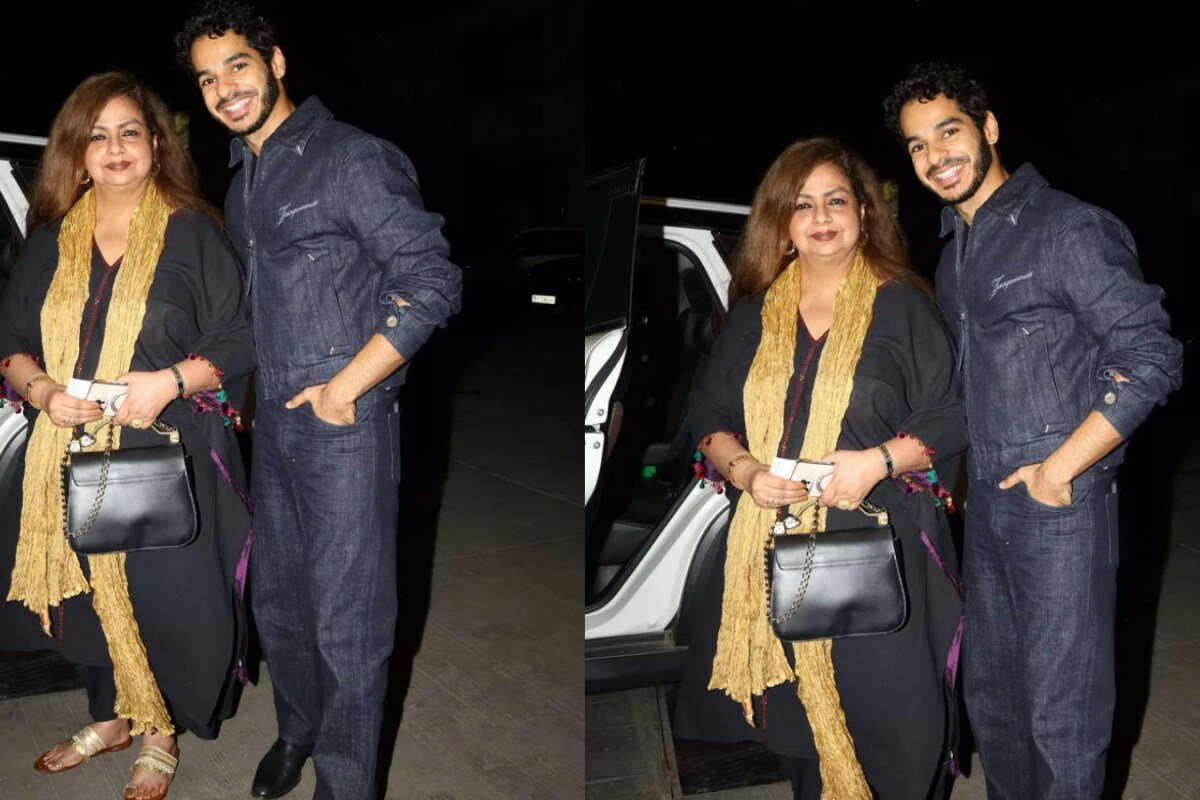 Ishaan Khatters Shoot Turns Into A Family Day With Chandni Bainz And Neliima Azeem